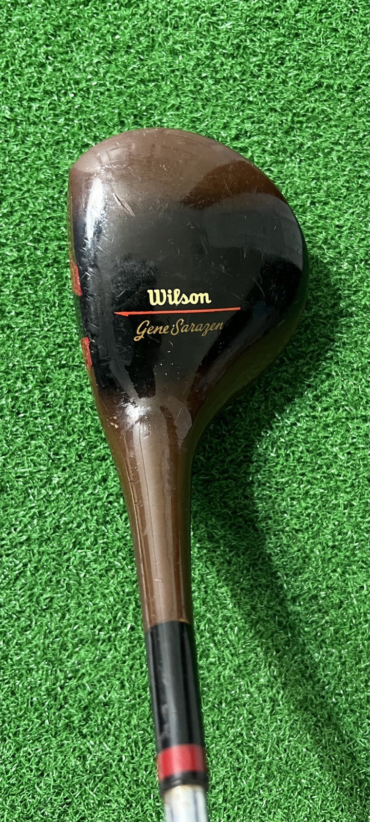 VTG Wilson Driver Crest 1 Wood: Gene Sarazen / Original Steel Flex Shaft