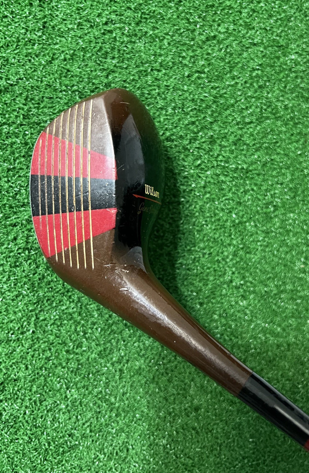 VTG Wilson Driver Crest 1 Wood: Gene Sarazen / Original Steel Flex Shaft