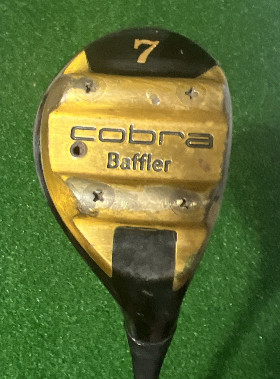 VTG Cobra Baffler 7 Wood RH • Original Model • Steel Shaft • Good Condition