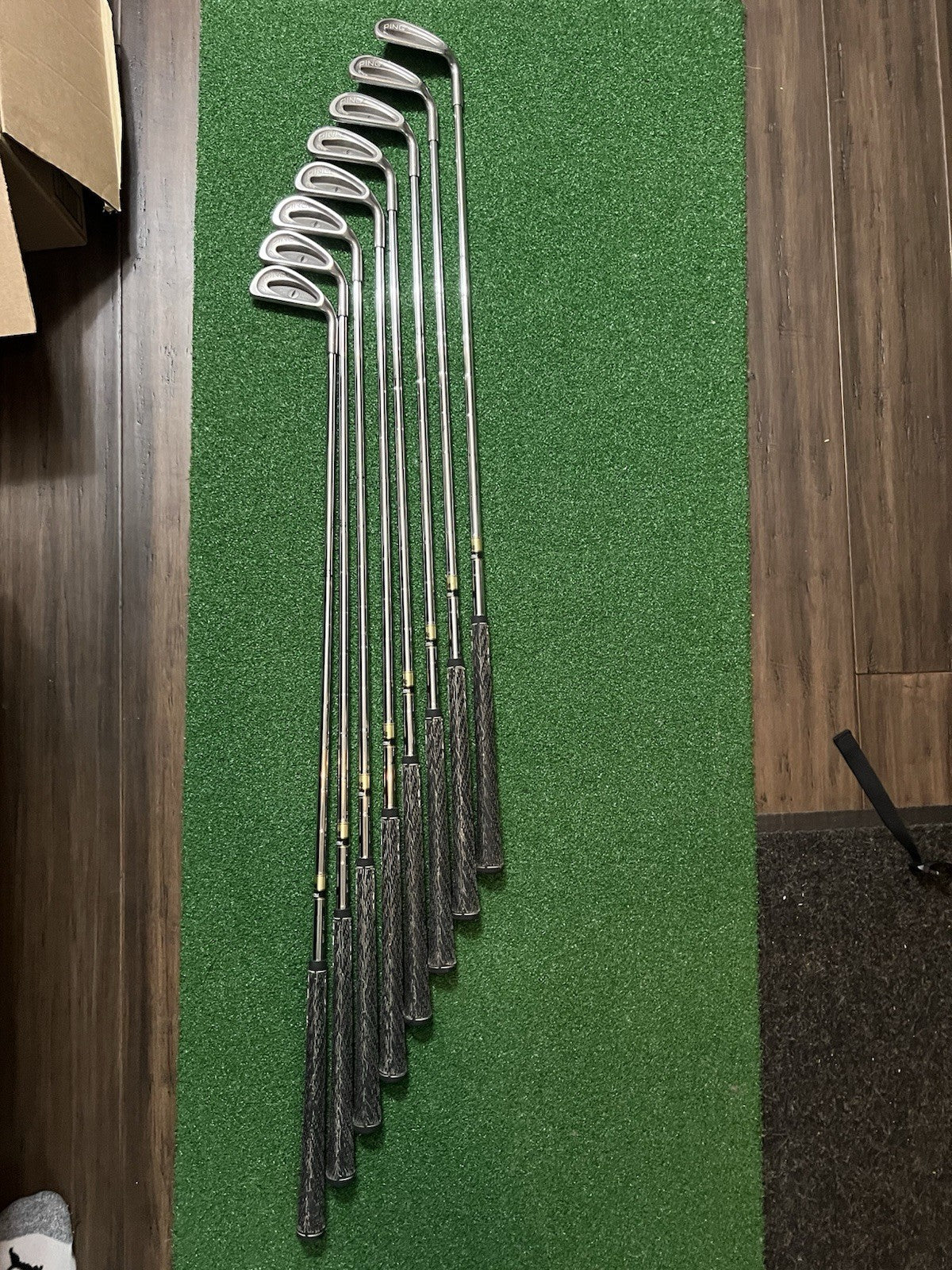 Ping Eye 2 Iron Set 3–PW Black Dot • RH Steel Shaft Reg. Flex - Great Condition